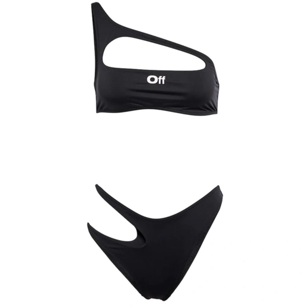 Off-White cut-out bikini set